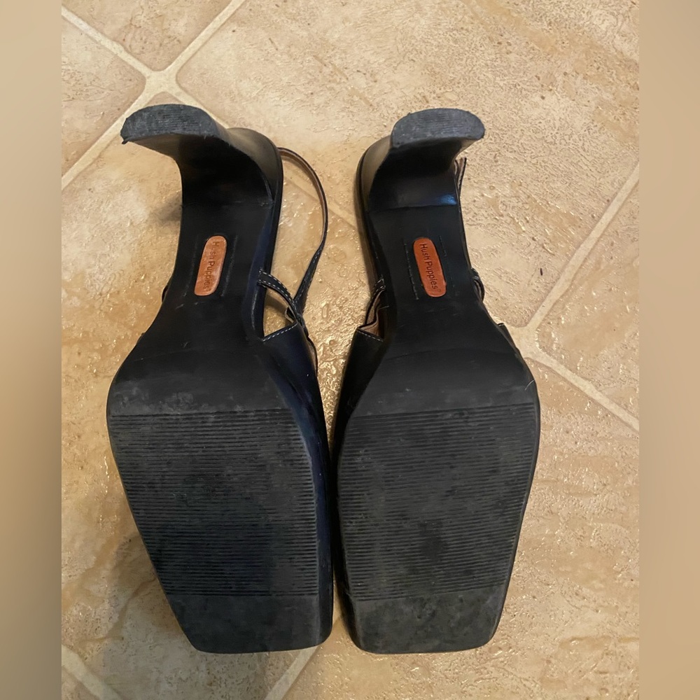 Hush Puppies square toe Mary Jane heels - Picture 3 of 6
